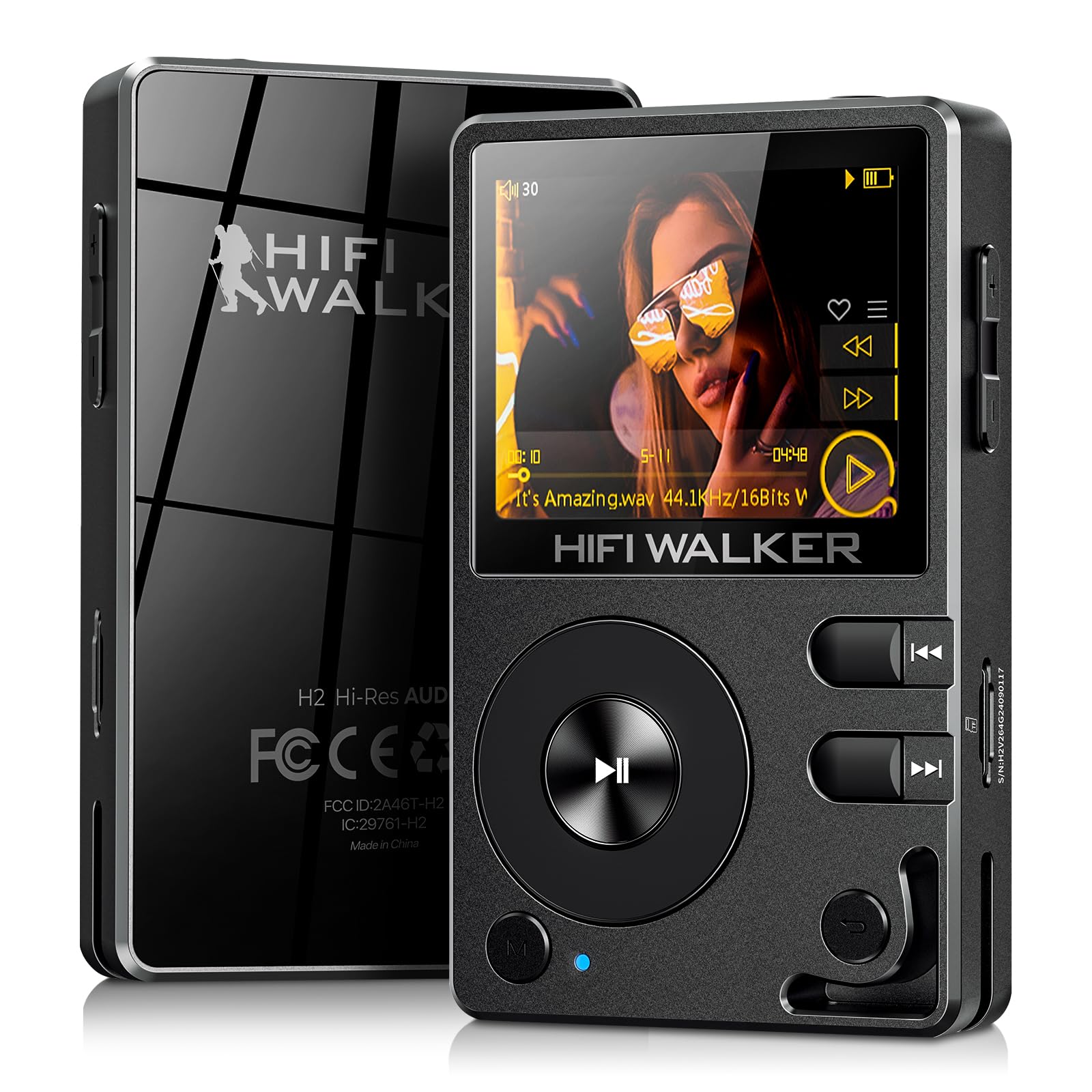 HIFI WALKER H2 音楽プレーヤー Amazon.com: HIFI WALKER H2-128GB MP3 Player Bluetooth 5.2 Hi
